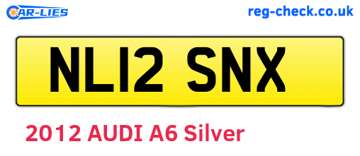 NL12SNX are the vehicle registration plates.