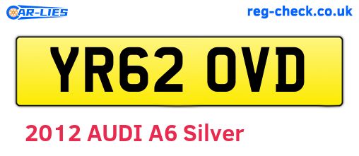 YR62OVD are the vehicle registration plates.