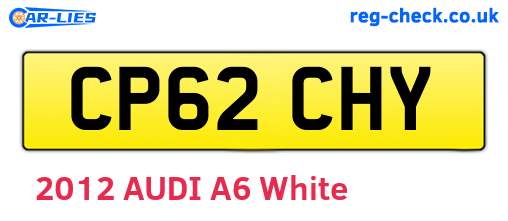 CP62CHY are the vehicle registration plates.