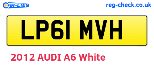 LP61MVH are the vehicle registration plates.