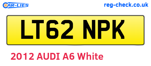 LT62NPK are the vehicle registration plates.