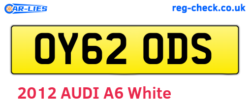 OY62ODS are the vehicle registration plates.
