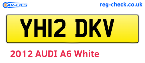 YH12DKV are the vehicle registration plates.