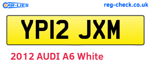 YP12JXM are the vehicle registration plates.