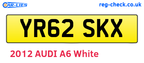 YR62SKX are the vehicle registration plates.