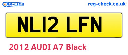 NL12LFN are the vehicle registration plates.