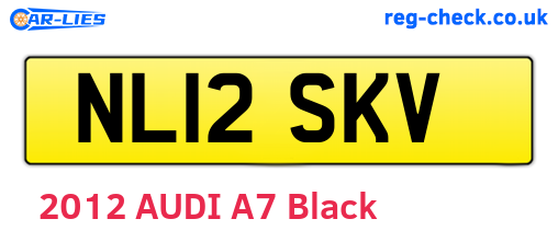 NL12SKV are the vehicle registration plates.