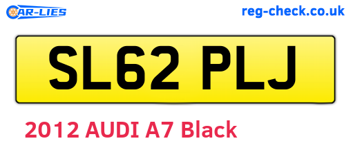 SL62PLJ are the vehicle registration plates.