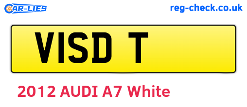 V1SDT are the vehicle registration plates.