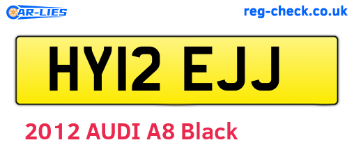 HY12EJJ are the vehicle registration plates.