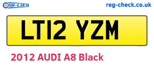 LT12YZM are the vehicle registration plates.