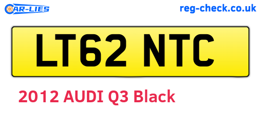 LT62NTC are the vehicle registration plates.