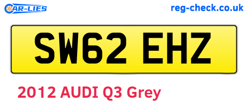 SW62EHZ are the vehicle registration plates.