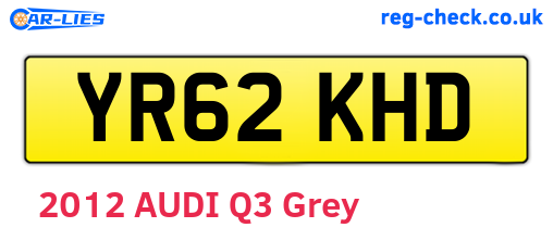 YR62KHD are the vehicle registration plates.