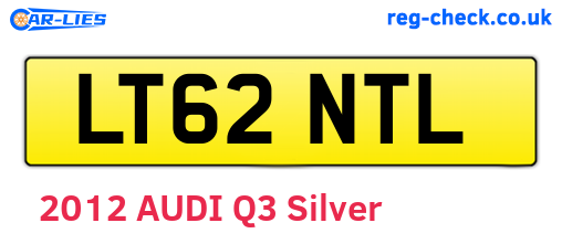 LT62NTL are the vehicle registration plates.