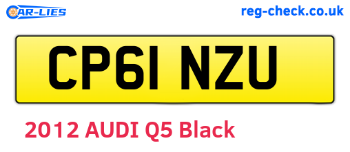 CP61NZU are the vehicle registration plates.