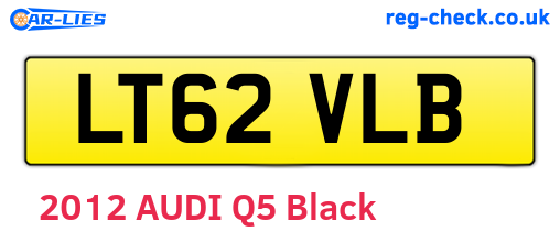 LT62VLB are the vehicle registration plates.