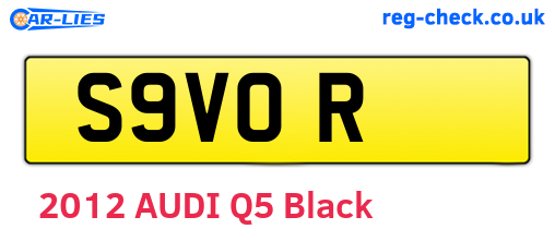 S9VOR are the vehicle registration plates.