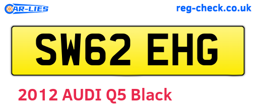 SW62EHG are the vehicle registration plates.