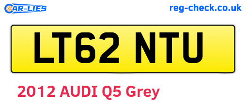 LT62NTU are the vehicle registration plates.