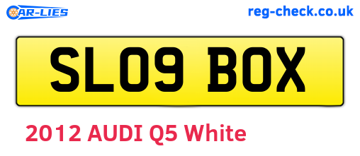 SL09BOX are the vehicle registration plates.