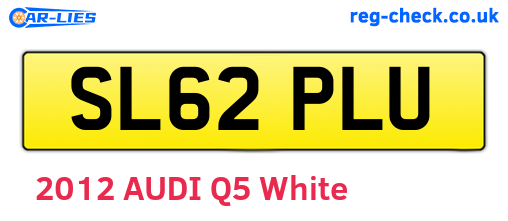 SL62PLU are the vehicle registration plates.