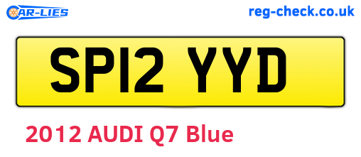 SP12YYD are the vehicle registration plates.