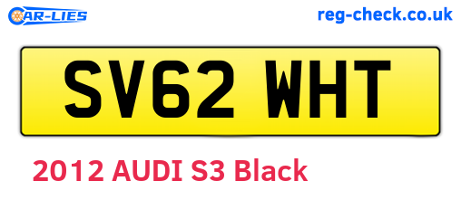 SV62WHT are the vehicle registration plates.