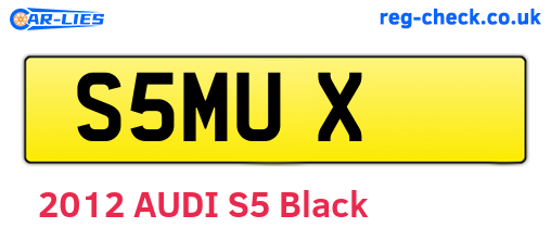 S5MUX are the vehicle registration plates.