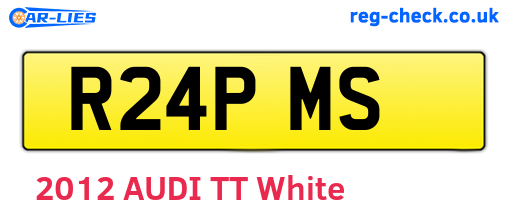 R24PMS are the vehicle registration plates.