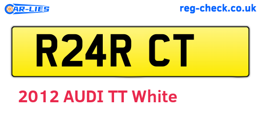 R24RCT are the vehicle registration plates.
