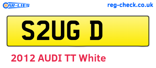 S2UGD are the vehicle registration plates.