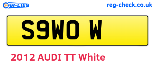 S9WOW are the vehicle registration plates.