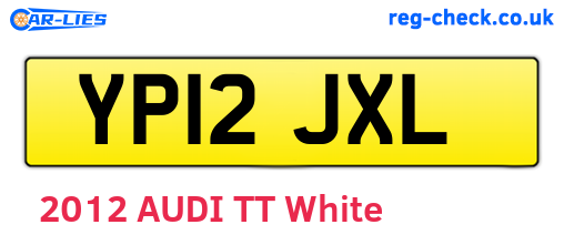 YP12JXL are the vehicle registration plates.