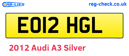 Silver 2012 Audi A3 (EO12HGL)