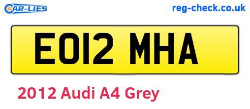 Grey 2012 Audi A4 (EO12MHA)