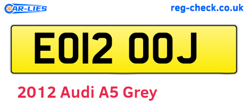 Grey 2012 Audi A5 (EO12OOJ)