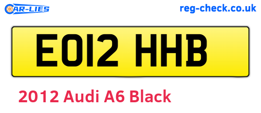 Black 2012 Audi A6 (EO12HHB)