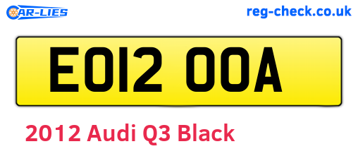 Black 2012 Audi Q3 (EO12OOA)