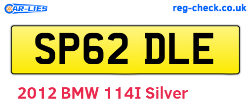 SP62DLE are the vehicle registration plates.