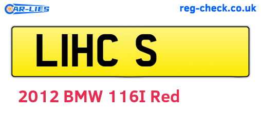 L1HCS are the vehicle registration plates.