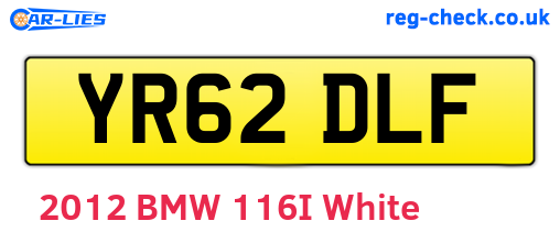 YR62DLF are the vehicle registration plates.
