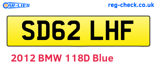 SD62LHF are the vehicle registration plates.