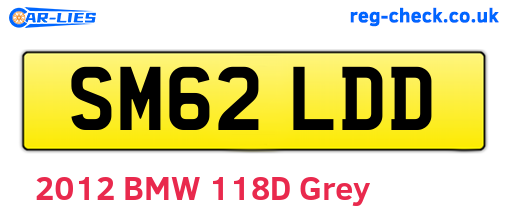 SM62LDD are the vehicle registration plates.