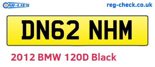 DN62NHM are the vehicle registration plates.