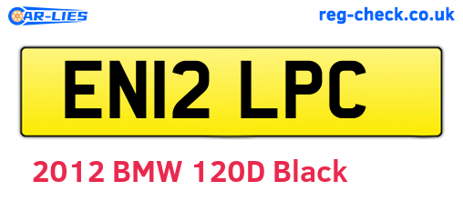 EN12LPC are the vehicle registration plates.