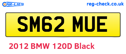 SM62MUE are the vehicle registration plates.
