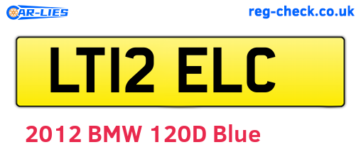 LT12ELC are the vehicle registration plates.