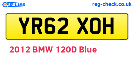 YR62XOH are the vehicle registration plates.
