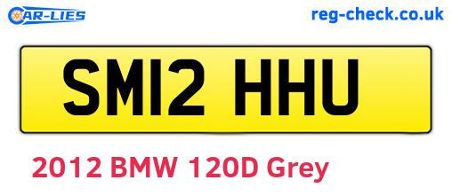 SM12HHU are the vehicle registration plates.